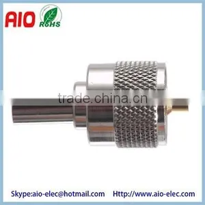 UHF Male Crimp Connector PL259 - RG58, RG141 & LMR-195 Part 2 Piece - Male Crimp Connector thumbnail-3