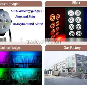 2016 China High Quality Professional 7*10W RGBW 4in1 Led Par Light/ Led Stage Lighting thumbnail-2