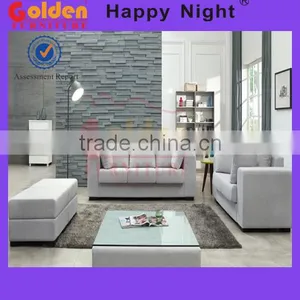 Living Room Furniture White Leather Corner Sofa C01-1 thumbnail-1