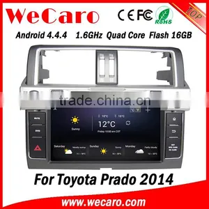 Wecaro 9" Android 4.4.4 Touch Screen Car Mulitimedia for Toyota Prado 2014 Dvd Player With WIFI 3G Bluetooth Gps Navigation thumbnail-6