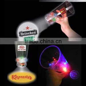 Promotional LED Logo Projector Cups, Led Flashlight Cup, Led Logo Projection Cup thumbnail-1