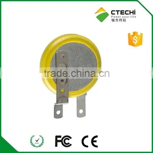 Famous Brand CR2032 Button Battery With Solder Tabs Tags Pins for Active RFID Tag thumbnail-4