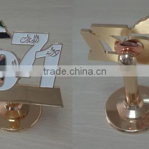 New Fashion 1971 United Arab Emirates Country Flag Bracket Display Trophy National Day Gifts thumbnail-1