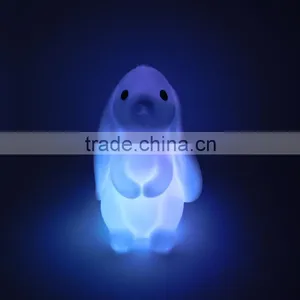 Cute Design Long Ear Plastic Rabbit Toys For Decoration French Lop Shaped Baby LED Night Light Toys thumbnail-4