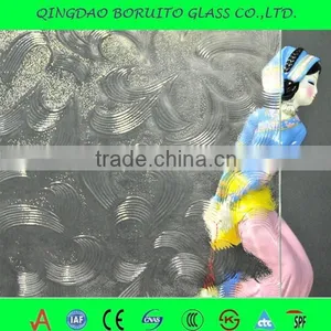 3MM 3.5MM 4MM 5MM 6MM Clear and Colored Karatachi Patterned Glass thumbnail-4