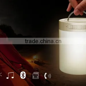 Smart Night Light Indoor Bed Bedside Lamp Music Lights Touch Control Bluetooth thumbnail-1