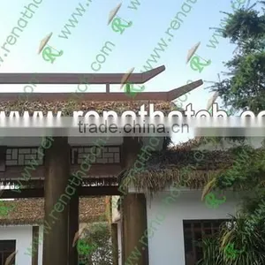 Cheap Plastic Synthetic Thatch Roofing House thumbnail-2