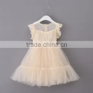 The Most Popular Special One-piece Knitwear Casual Dress, Peach Elegant Girls Ruffle Wedding Dress, Kids Prom Gown Dress Party thumbnail-4