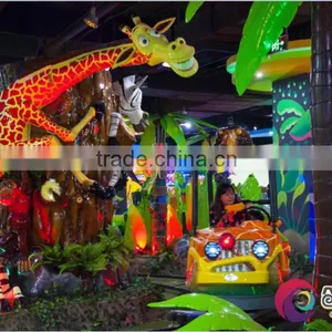 2016 New Design Jungle Style Laser Shot Game Car With Tracks for Theme Park thumbnail-1