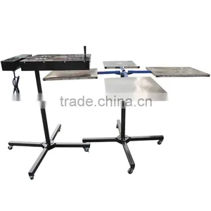 Table T Shirt Carousel Screen Printing Machine With Flash Dryer thumbnail-6
