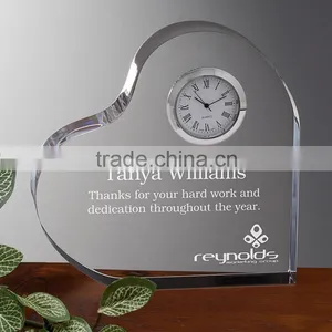 Fashion Design Heart-shaped Acrylic Awards and Trophies With Watch thumbnail-1