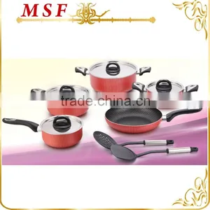 11pcs Non-stick Coated Cookware Set thumbnail-1