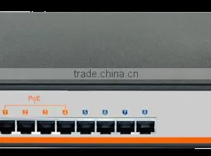 1.5KG 8 Port 10/100Mbps Intelligent Poe Ends Pan thumbnail-1