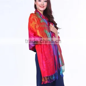 China Factory Original Design Cheap Winter Printed Scarf thumbnail-6