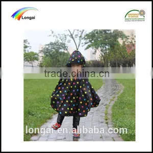 2016 Waterproof Fashional Children Poncho Raincoat for Sale thumbnail-3