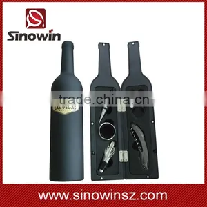 5Pcs Wine Bottle Opener Accessories Gift Set With Corkscrew, Pourer & Stopper thumbnail-1