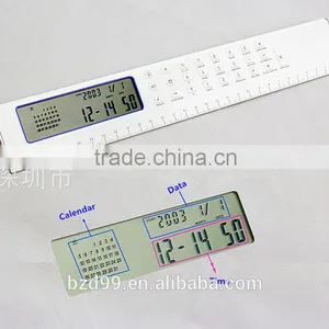 Multi-functional Electric Promotional Scale Calculator Ruler With Functions of Ruler/Calculator/ Clock /Alarm thumbnail-4