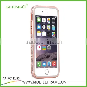 Luxury Metal With TPU Bumper for IPhone 6 With Retail Packaging thumbnail-2