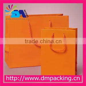 Kraft Orange Paper Bag With PP Cotton Rope thumbnail-1