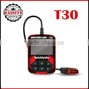 2016 New Realsed Universal Car Code Reader Scanner T30 OBD OBDII OBD2 Japanese Cars Scan Tool Car Falut Code Scanner thumbnail-1