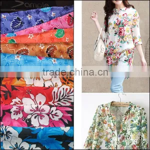 Reactive Printed 100%Rayon Fabric Women Dress Wholesale Cheap Viscose Fabric thumbnail-2