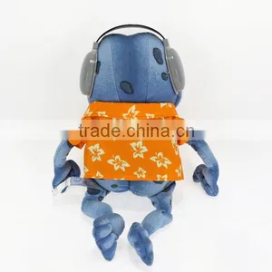 Singing Plush Toy Frog Stuffed Animal Green Big Big Frog Plush Toy thumbnail-2