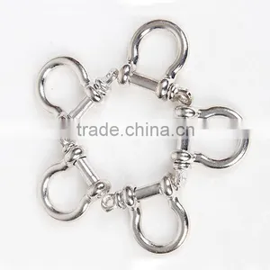 2015 Colored High Quality Stainless Steel Anchor Shackles U Shackle Bow Shackles for Paracord thumbnail-3