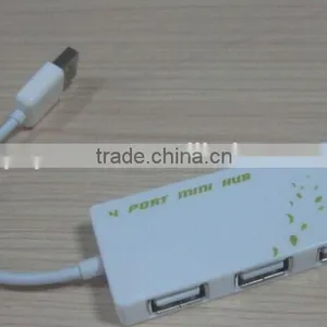 Computer Flat Slim 4 Port Usb 2.0 Hub as Promotional Gift thumbnail-4