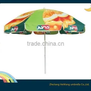 Hot Sale Advertising PVC Fabric Beach Umbrella thumbnail-1