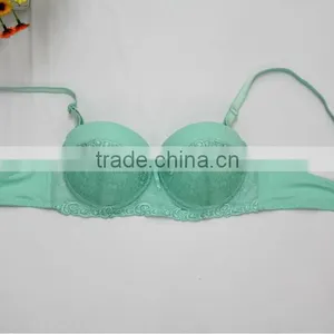 Strapless Ladies Beautiful Bra Sexy Embroider Bra Design thumbnail-3