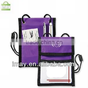 Promotional Polyester Neck Wallet Badge Holder thumbnail-1