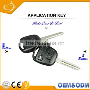 High Quanlity Silicone 3 Button Remote Car Key Shell For Toyota Hyq1512v thumbnail-6