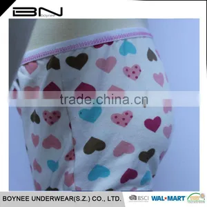 Factory Design Available 3-12 Year-old Softexible OEM Kintted Kid Girl Model Underwear thumbnail-3