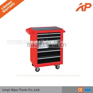 7 Drawer Tool Cart Cabinet With Wheels thumbnail-1