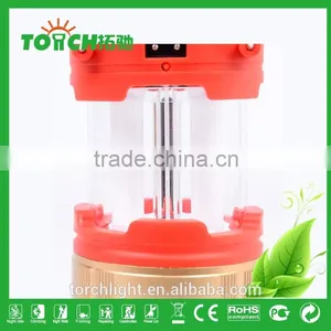 Solar Camping Light for Outdoor Orange Color Power by 3*AA Battery Rechargeable Camping Light Tent Lamp thumbnail-5