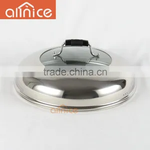Allnice Steamer Cookware With Insert #SS201 Heavy Gauge Stainless Steel 5 Qt Silver thumbnail-3