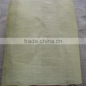 100% Ramie Twisting Yarn Dyeing Fabric thumbnail-1