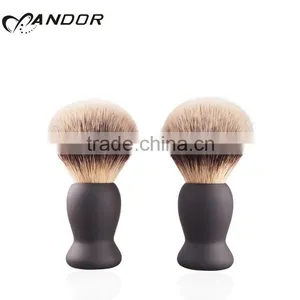 Standard Pure Badger Shaving Brush With Black Handle thumbnail-1