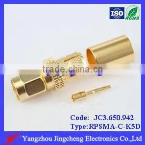 SMA Reverse Polarity Male Body With Female Pin Crimp Straight for 5D-FB LMR300 Cable thumbnail-1
