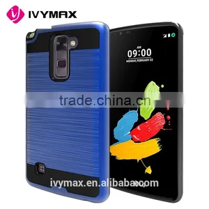 New Arrival Wholesale Motomo Ultra Thin Armor Brushed PC+TPU Cell Phone Case for LG Stylo2 Plus Most Popular thumbnail-3
