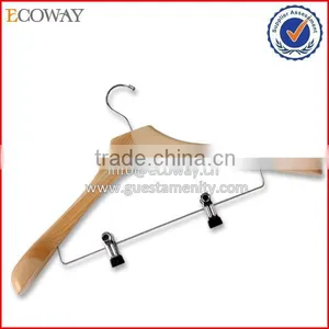 2015 Factory Manufacture Hot Sale Cheap Hotel Coat Wood Hanger thumbnail-1