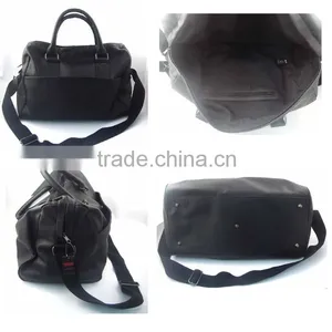 WLLDW-1223 100% PU Mens Black Leather Shoulder Bag thumbnail-1