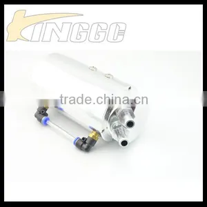 Car Engine Aluminum Universal Auto Fuel Tank Oil Catch Can thumbnail-4