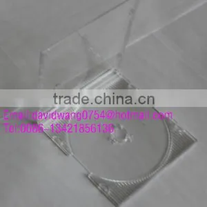 Mini cd Case Single Clear Transparent thumbnail-1