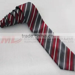 Souvenir for Graduation-Silk School Tie With Woven Stripe thumbnail-1