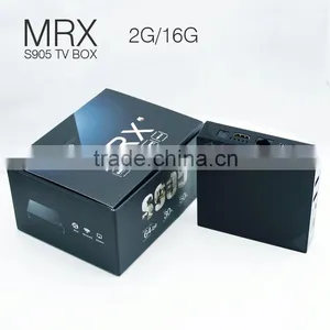 MRX AML S905 tv Box Amlogic 4k Quad Core Android 5.1 tv Box With 2GB RAM 16G EMMC Flash thumbnail-1