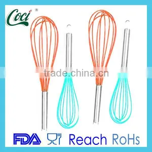 Kitchn Silicone Wire Handle Stainless Steel Whisk thumbnail-4
