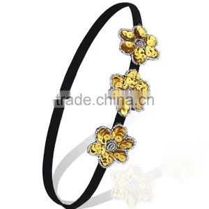 Beauty Women Lady Lace Pearl Beads Headband Hairband Elastic Hair Head Band thumbnail-2