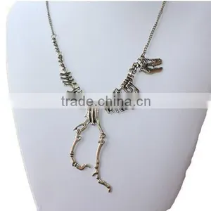 2016 New Design Vintage Europe Fashion Jewelry Dinosaur Necklace thumbnail-3
