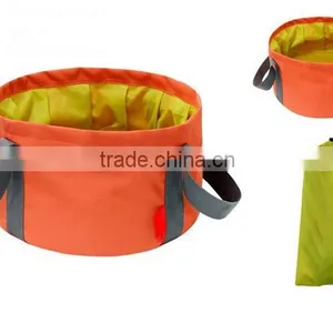 Outdoor Camping Hiking Travel Foldable Wash Basin Washing Bag Footbath New thumbnail-6